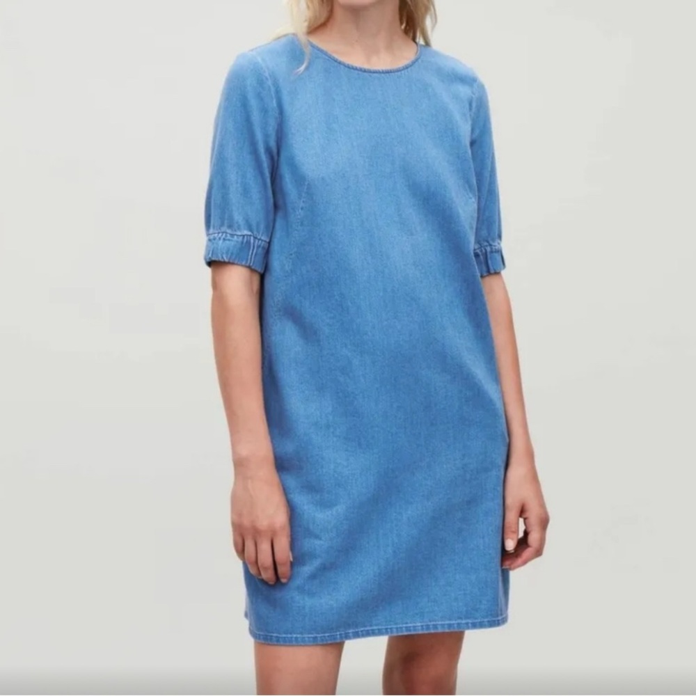COS Blue Mini Dress